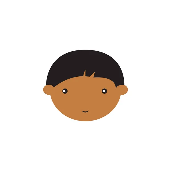 Το avatar του ανθρώπου σε απλό στιλ — Φωτογραφία Αρχείου