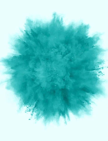 Eine farbige Explosion von Pulver — Stockfoto