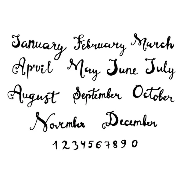 Set doodle del mese — Foto Stock