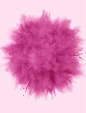 Renkli bir patlama tozu