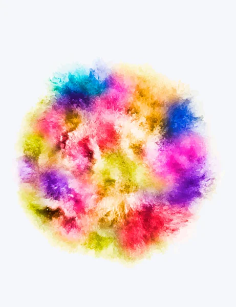 A colored explosion of powder — Stock Photo, Image