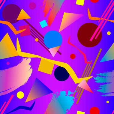 Retro vintage Dikişsiz desen arka plan