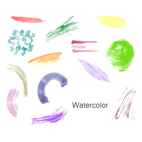 Watercolor splashes — Stock Photo, Image