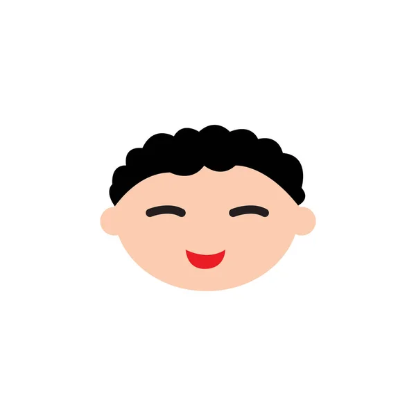 Avatar de un hombre en un estilo simple — Vector de stock