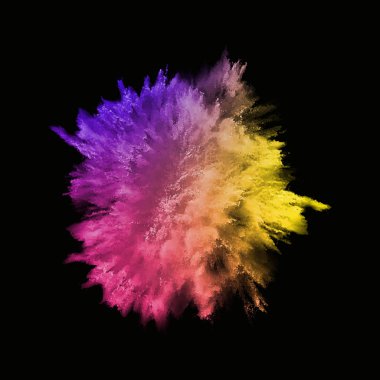 A colored explosion of powder clipart