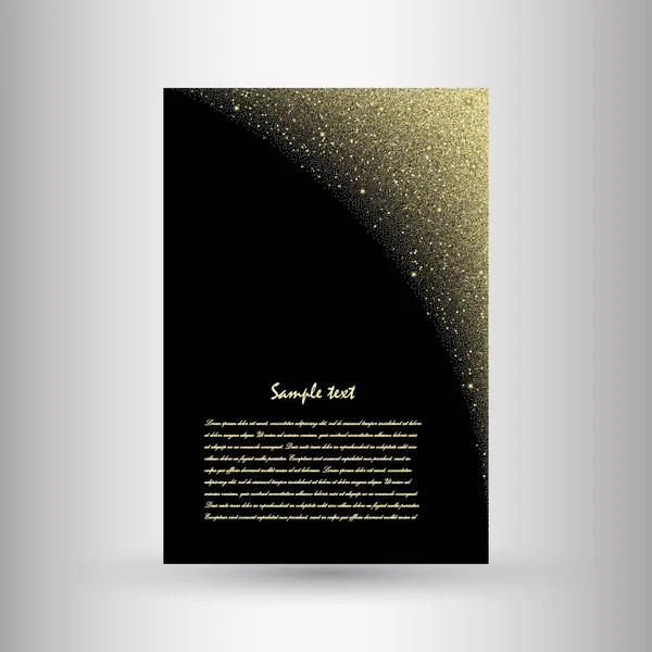 Brochures van zilver glitter — Stockvector