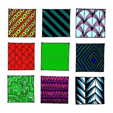 El boyaması desenleri