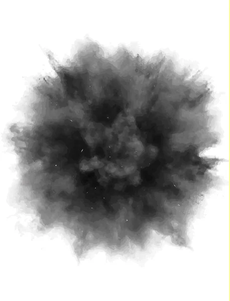 Een gekleurde explosie van poeder — Stockvector