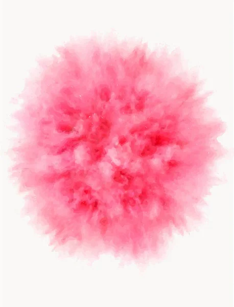 A colored explosion of powder — Stock Vector