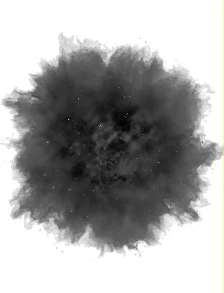 Een gekleurde explosie van poeder — Stockvector
