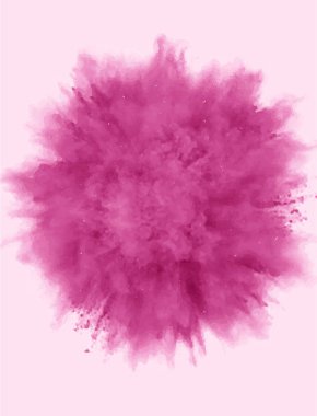 Renkli bir patlama tozu