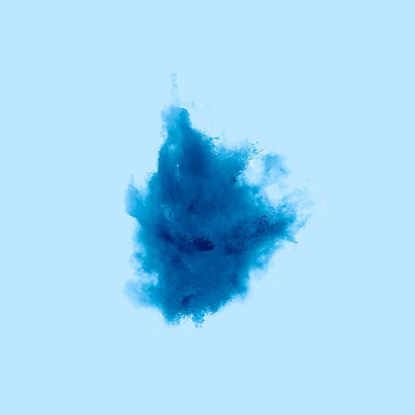 Una explosión coloreada de polvo — Vector de stock