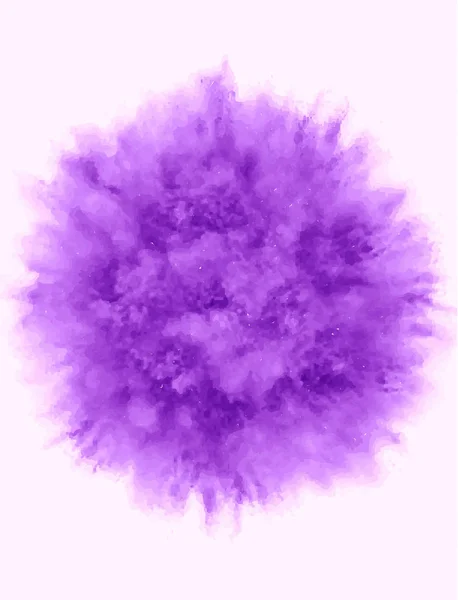 A colored explosion of powder Stock Illustration