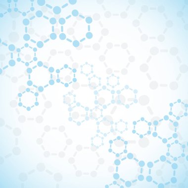Soyut Moleküller Tıbbi Arkaplan