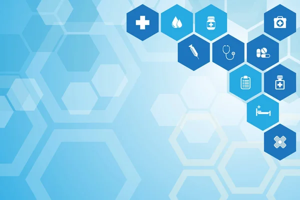 Tıbbi mavi arka plan