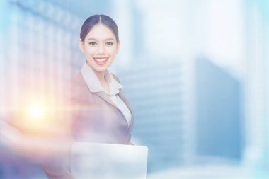 Çift pozlama fotoğraf panoramik şehir