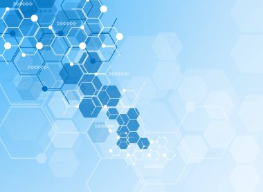 Soyut Moleküller Tıbbi Arkaplan