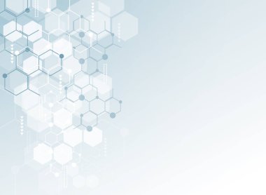 Soyut Moleküller Tıbbi Arkaplan