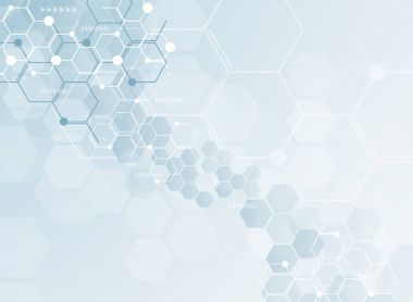 Soyut Moleküller Tıbbi Arkaplan