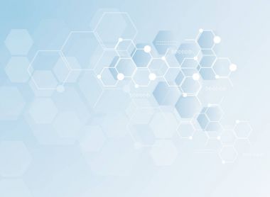 Soyut Moleküller Tıbbi Arkaplan