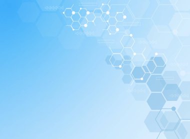 Soyut Moleküller Tıbbi Arkaplan