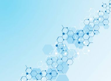 Soyut Moleküller Tıbbi Arkaplan