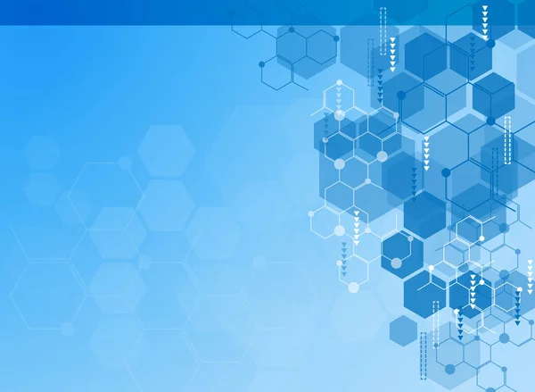 Soyut Moleküller Tıbbi Arkaplan