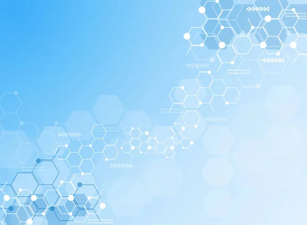 Soyut Moleküller Tıbbi Arkaplan