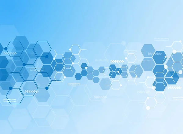 Soyut Moleküller Tıbbi Arkaplan