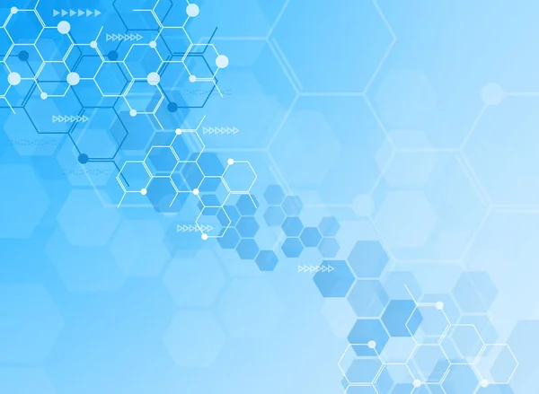 Soyut Moleküller Tıbbi Arkaplan