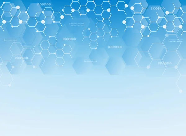 Soyut Moleküller Tıbbi Arkaplan