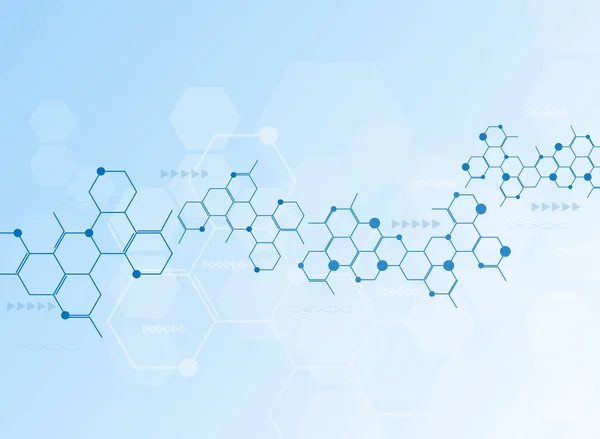 Soyut Moleküller Tıbbi Arkaplan