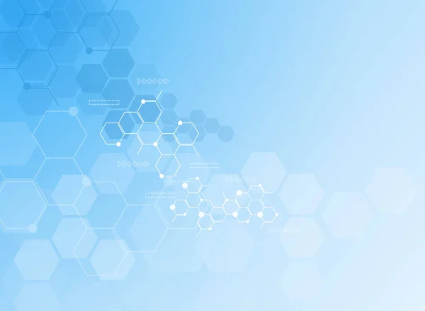 Soyut Moleküller Tıbbi Arkaplan