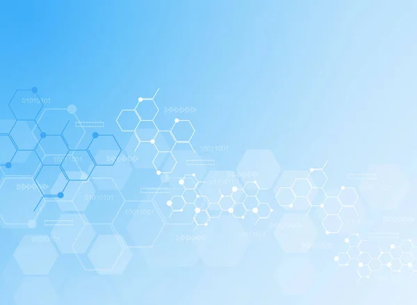 Soyut Moleküller Tıbbi Arkaplan