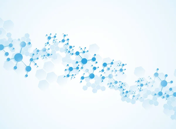 Soyut Moleküller Tıbbi Arkaplan