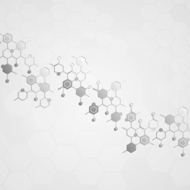 Tıbbi soyut bilim arka plan 