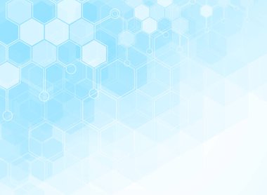 Soyut Moleküller Tıbbi Arkaplan