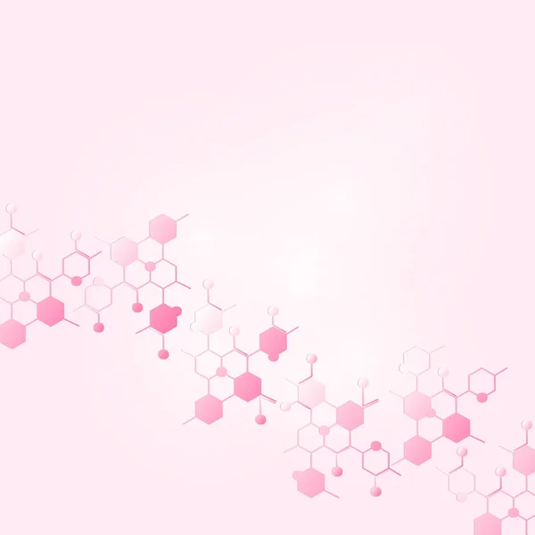 Soyut Moleküller Tıbbi Arkaplan