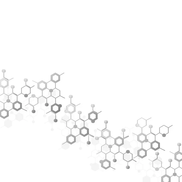Soyut Moleküller Tıbbi Arkaplan
