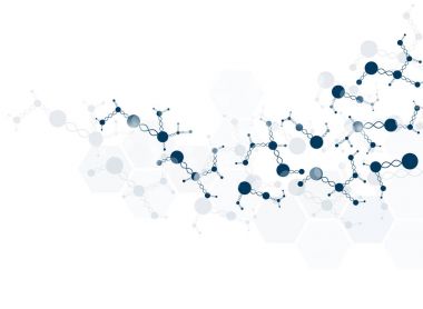 Soyut arkaplan tıbbi madde ve moleküller.