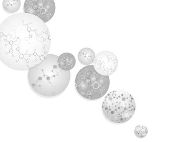 Soyut arkaplan tıbbi madde ve moleküller.