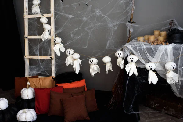 Das Düstere Bild Von Halloween Ist Nicht Schrecklich — Stockfoto