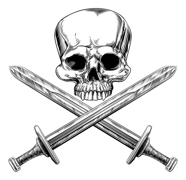 Череп и крест
