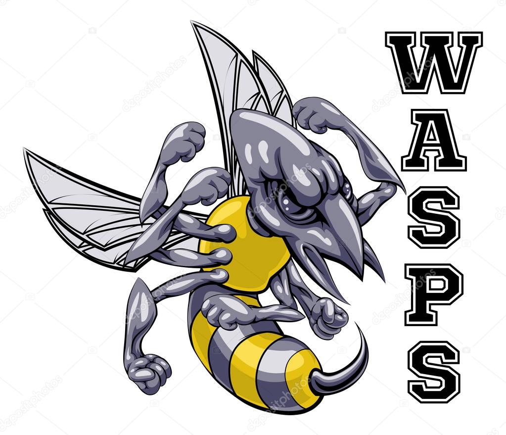 Wasps Sports Mascot