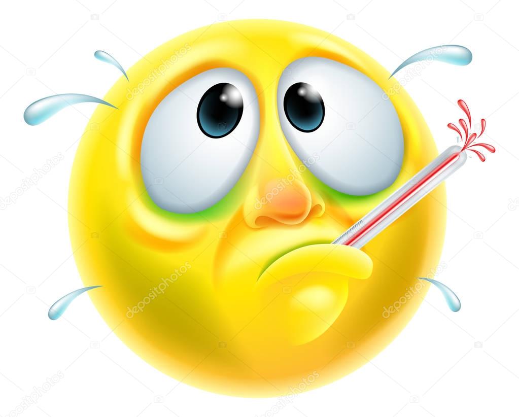a sick emoji a sick emoji