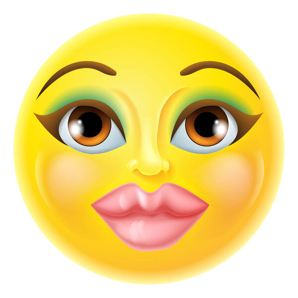 Beautiful Female Emoticon