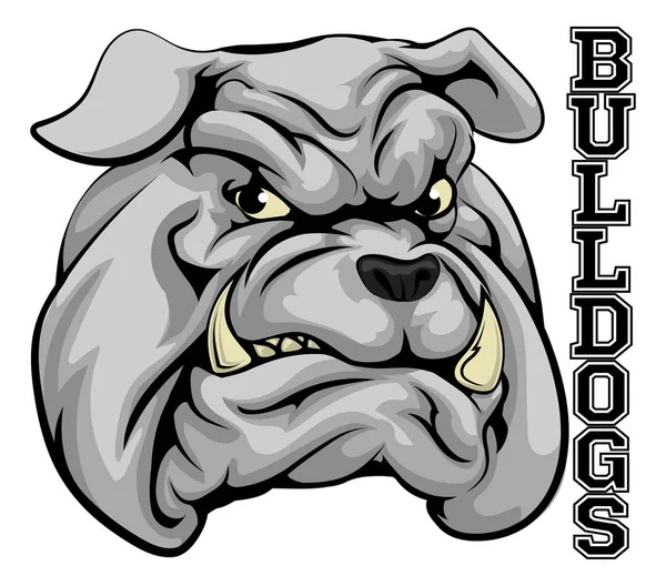 Bulldogs Mascote Esportivo — Vetor de Stock