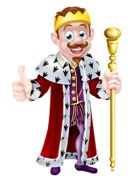 Çizgi film Kral illüstrasyon