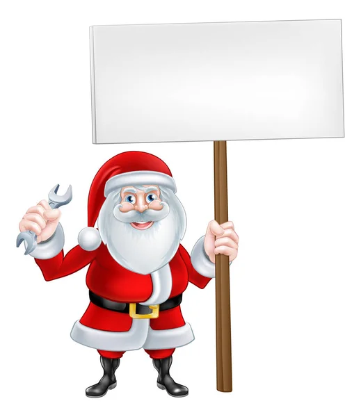 Santa klíč znak — Stockový vektor