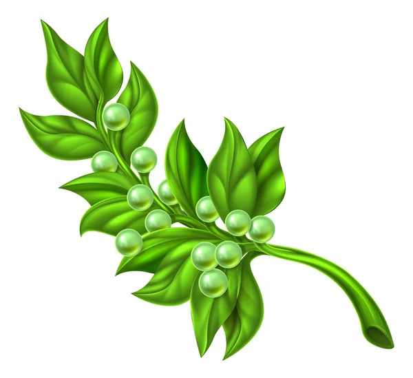 Olive Branch větvička — Stockový vektor